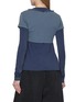 Back View - Click To Enlarge - WE11DONE - Long Sleeve Washed Layered Logo Top