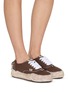 Figure View - Click To Enlarge - BONBOM - x MMY Piercing Outsiole Spray Baker Women's Sneakers