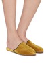 Figure View - Click To Enlarge - C.R.B. SHOES - Grosgrain Trim Slippers
