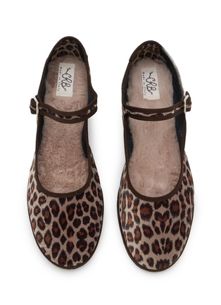 Detail View - Click To Enlarge - C.R.B. SHOES - Grosgrain Trim Mary Jane Flats