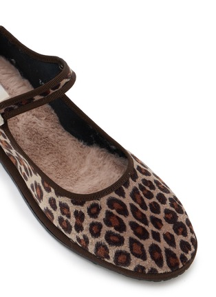 Detail View - Click To Enlarge - C.R.B. SHOES - Grosgrain Trim Mary Jane Flats