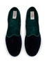 Detail View - Click To Enlarge - C.R.B. SHOES - Friulana Grosgrain Trim Slippers