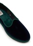 Detail View - Click To Enlarge - C.R.B. SHOES - Friulana Grosgrain Trim Slippers