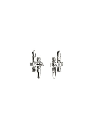 Detail View - Click To Enlarge - JOHN HARDY - Spear Sterling Silver Diamond Pave Stud Earrings
