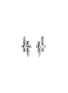 Detail View - Click To Enlarge - JOHN HARDY - Spear Sterling Silver Diamond Pave Stud Earrings