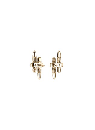 Detail View - Click To Enlarge - JOHN HARDY - Spear 14K Gold Diamond Pave Stud Earrings