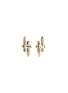 Detail View - Click To Enlarge - JOHN HARDY - Spear 14K Gold Diamond Pave Stud Earrings