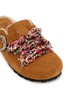 Detail View - Click To Enlarge - TAJI SHOES - Sabot Rock Suede Clogs