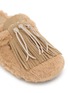 Detail View - Click To Enlarge - TAJI SHOES - Sabot Pelliccia Eco Fur Clogs