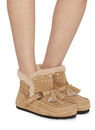 Figure View - Click To Enlarge - TAJI - Kai Suede Boots