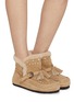 Figure View - Click To Enlarge - TAJI - Kai Suede Boots