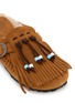 Detail View - Click To Enlarge - TAJI SHOES - Caribe Suede Clogs