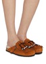 Figure View - Click To Enlarge - TAJI - Caribe Suede Clogs
