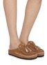 Figure View - Click To Enlarge - TAJI - Kai Suede Clogs