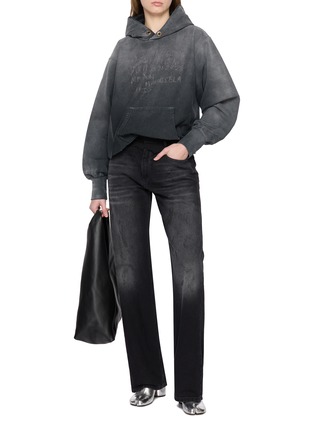 Figure View - Click To Enlarge - MM6 MAISON MARGIELA - Hybrid Waistband Dark Wash Jeans