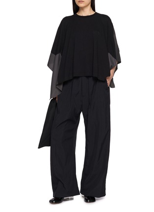 Figure View - Click To Enlarge - MM6 MAISON MARGIELA - Crispy Elasticated Waistband Pull On Pants