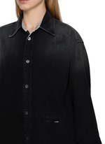 MM6 MAISON MARGIELA | Long Sleeve Cotton Denim Shirt | Women