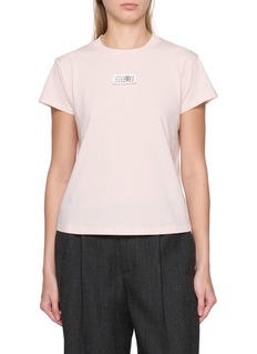 MM6 MAISON MARGIELA | Numeric Logo Tab Cotton Jersey T-Shirt