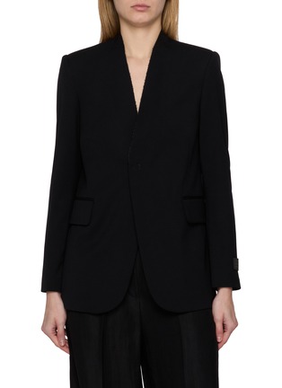 Main View - Click To Enlarge - MM6 MAISON MARGIELA - Collarless Blazer