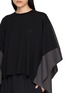  - MM6 MAISON MARGIELA - Draped Panel Cotton Blend T-Shirt