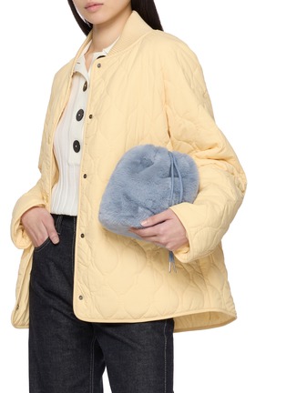 Front View - Click To Enlarge - EQUIL - Shearling Fur Mini Pouch