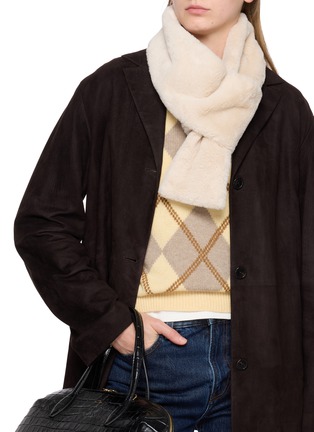 Figure View - Click To Enlarge - EQUIL - Shearling Fur Scarf