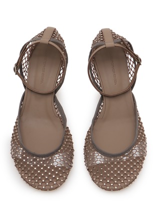 Detail View - Click To Enlarge - CHRISTOPHER ESBER - Minette 40 Bezeled Ballet Mary Jane Heels