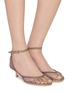 Figure View - Click To Enlarge - CHRISTOPHER ESBER - Minette 40 Bezeled Ballet Mary Jane Heels