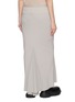 Back View - Click To Enlarge - RICK OWENS  - Bias Cut Bifabric Waistband Maxi Skirt