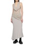 Figure View - Click To Enlarge - RICK OWENS  - Bias Cut Bifabric Waistband Maxi Skirt