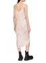Back View - Click To Enlarge - RICK OWENS  - Scribble Print Slip Dress