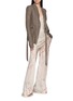 Figure View - Click To Enlarge - RICK OWENS  - Scribble Print Slip Dress