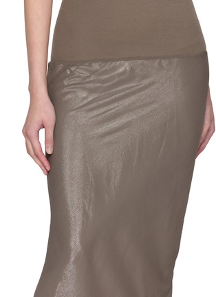  - RICK OWENS  - Shiny Bottom Tank Top Dress