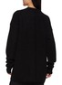 Back View - Click To Enlarge - RICK OWENS  - Temple Of Love Logo Crewneck Knit Top