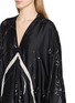  - RICK OWENS  - Tommykite Wide Sleeve Scribble Print Dress