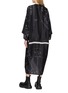 Back View - Click To Enlarge - RICK OWENS  - Tommykite Wide Sleeve Scribble Print Dress