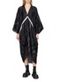 RICK OWENS  Tommykite Wide Sleeve Scribble Print Dress