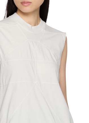  - RICK OWENS  - Sleeveless Panelled Mock Neck Top