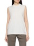 RICK OWENS  Sleeveless Panelled Mock Neck Top