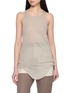 RICK OWENS  Curved Hem Tank Top