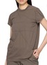  - RICK OWENS  - Short Sleeve Panelled Mock Neck Top