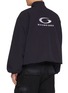 Back View - Click To Enlarge - BALENCIAGA - Cropped Sport Logo Track Jacket
