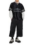 Figure View - Click To Enlarge - BALENCIAGA - Shiny American Football Jersey T-Shirt