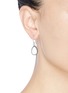 Figure View - Click To Enlarge - PHILIPPE AUDIBERT - 'Crees' milgrain pear cut stone drop earrings
