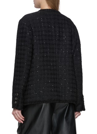 Back View - Click To Enlarge - THE LAURENT - Sequin Tweed Jacket