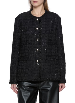 Main View - Click To Enlarge - THE LAURENT - Sequin Tweed Jacket