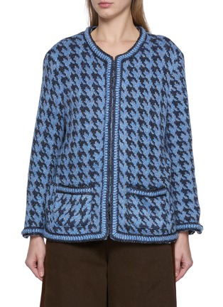 Main View - Click To Enlarge - THE LAURENT - Houndstooth Jacket