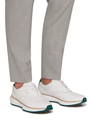 Figure View - Click To Enlarge - COLE HAAN - X UNITED ARROWS Saddle Ashland Golf Men's Sneakers