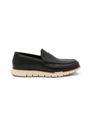 Main View - Click To Enlarge - COLE HAAN - ZERØGRAND Remastered Leather Penny Loafers