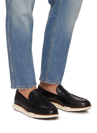 Figure View - Click To Enlarge - COLE HAAN - ZERØGRAND Remastered Leather Penny Loafers